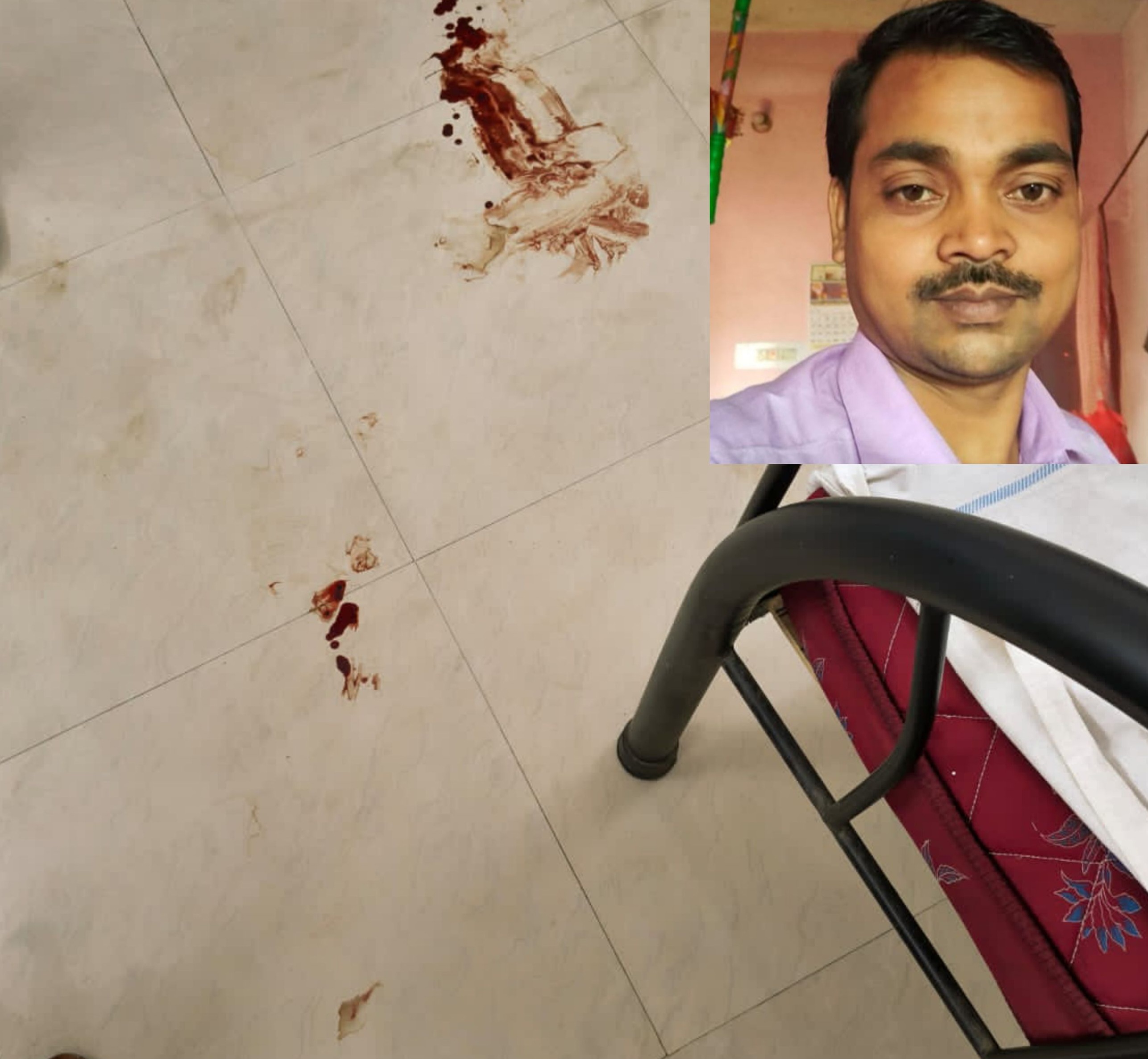 घटनास्थल और लोको पायलट का फाइल फोटो घटनास्थल और लोको पायलट का फाइल फोटो
