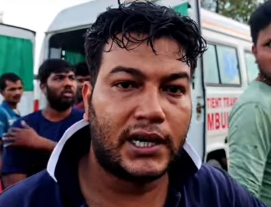 प्रत्यक्षदर्शी दातान एक्सीडेंट