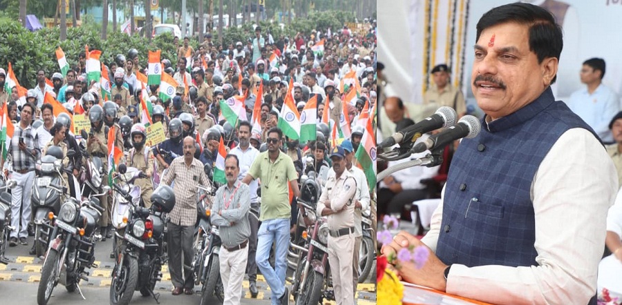 नि:शुल्क हेलमेट वितरण कार्यक्रम को संबोधित करते हुए मुख्यमंत्री नि:शुल्क हेलमेट वितरण कार्यक्रम को संबोधित करते हुए मुख्यमंत्री