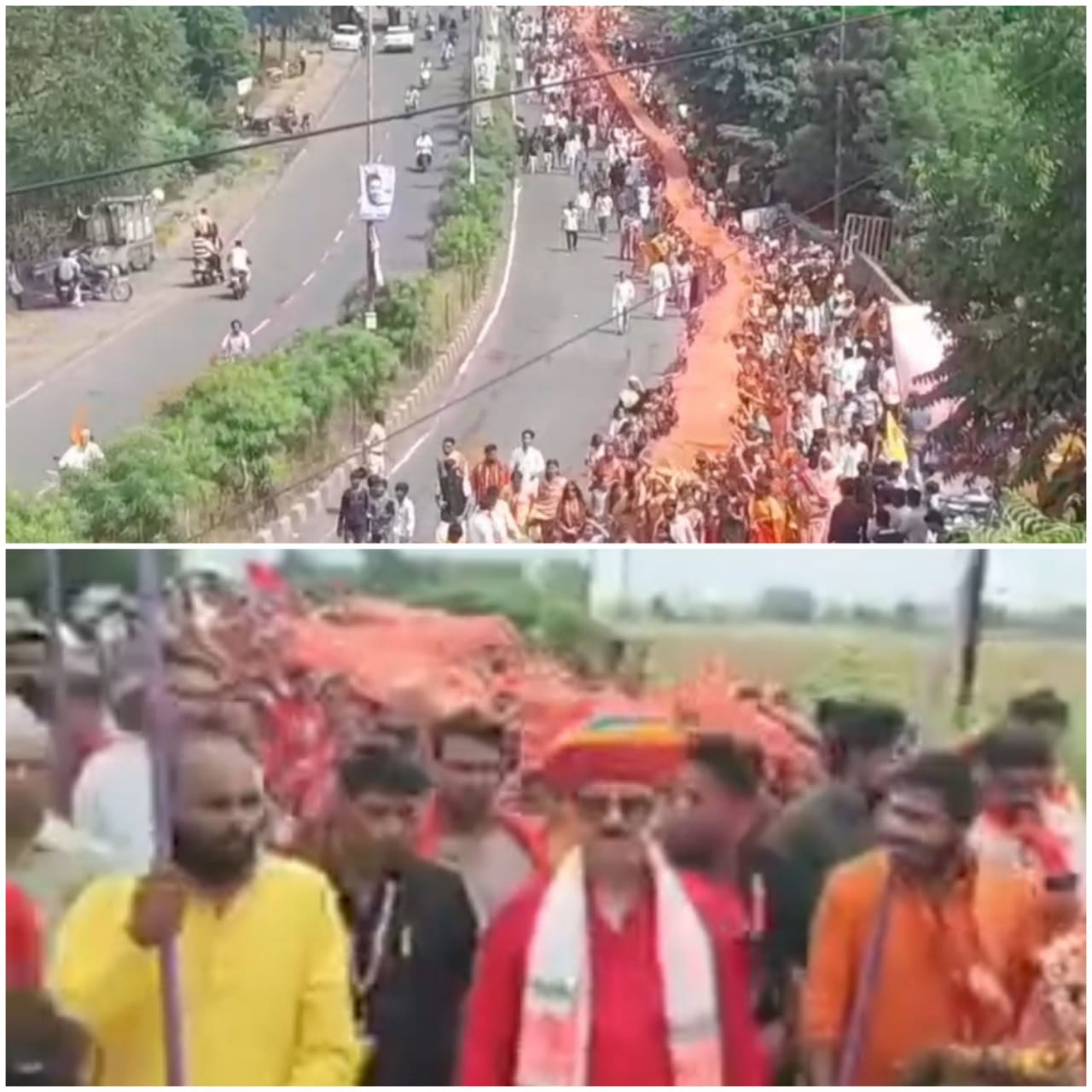 जालपा देवी को 1111 मीटर और भैंसवामाता को अर्पित की 51 मीटर चुनरी जालपा देवी को 1111 मीटर और भैंसवामाता को अर्पित की 51 मीटर चुनरी