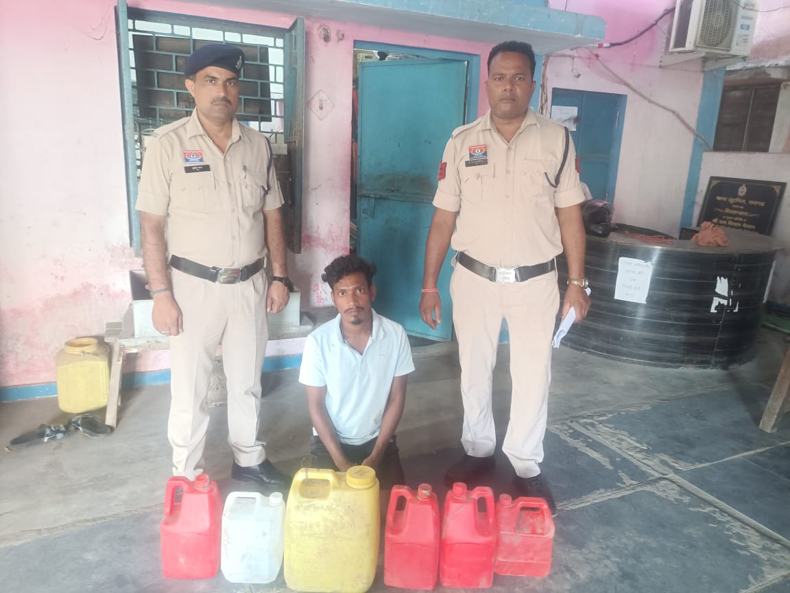 पुलिस के गिरफ्त में आरोपी पुलिस के गिरफ्त में आरोपी