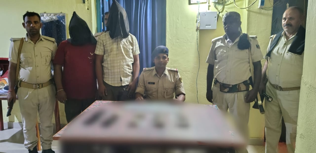 पुलिस के गिरफ्त में आरोपी