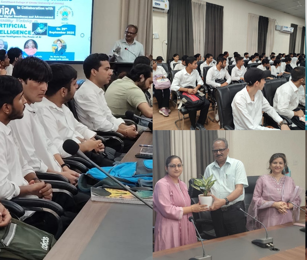 जीजीएम साइंस कॉलेज जम्मू में एआई पर कार्यशाला आयोजित