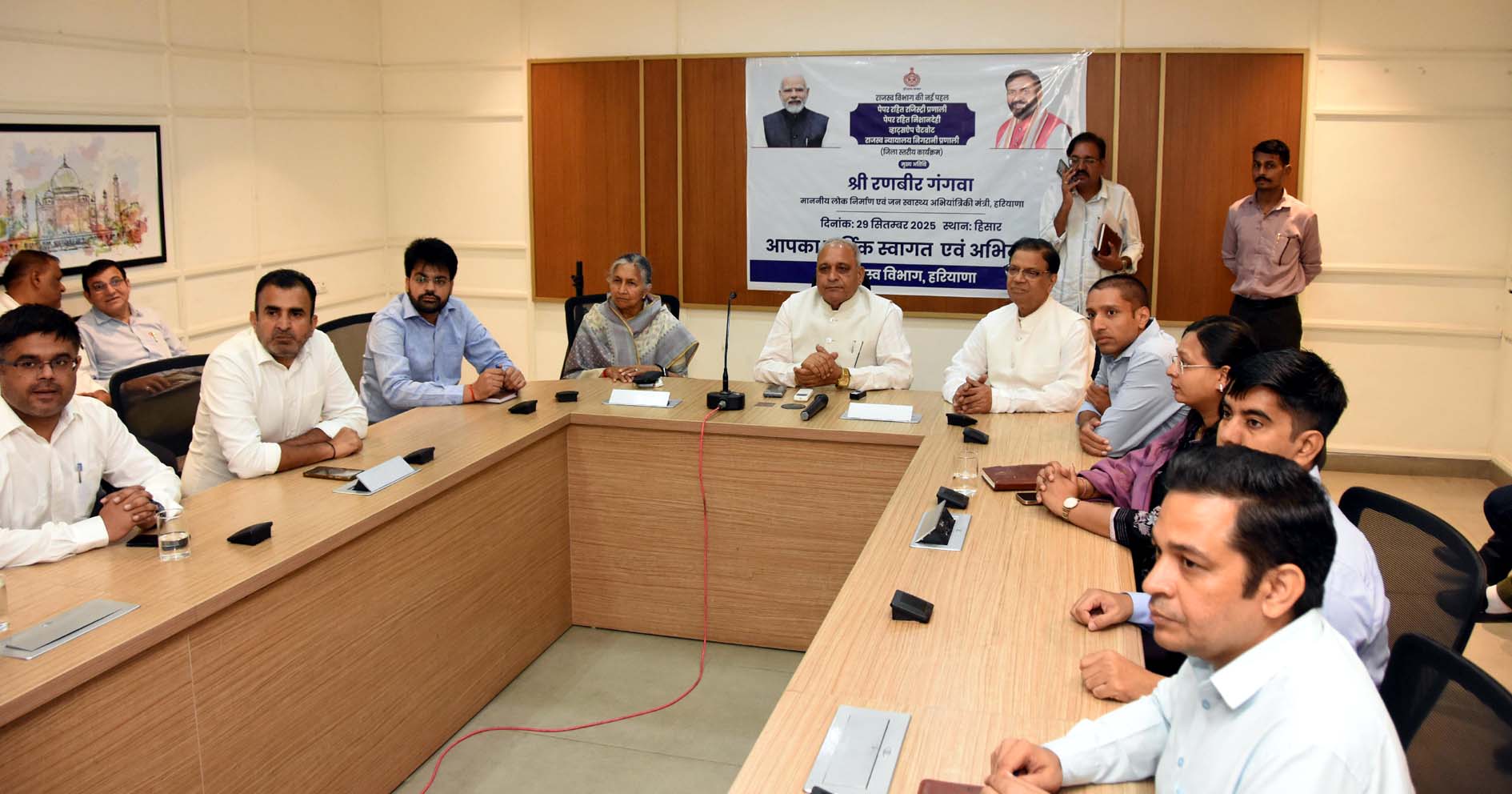 जिला स्तरीय कार्यक्रम में उपस्थित कैबिनेट मंत्री रणबीर गंगवा। जिला स्तरीय कार्यक्रम में उपस्थित कैबिनेट मंत्री रणबीर गंगवा।