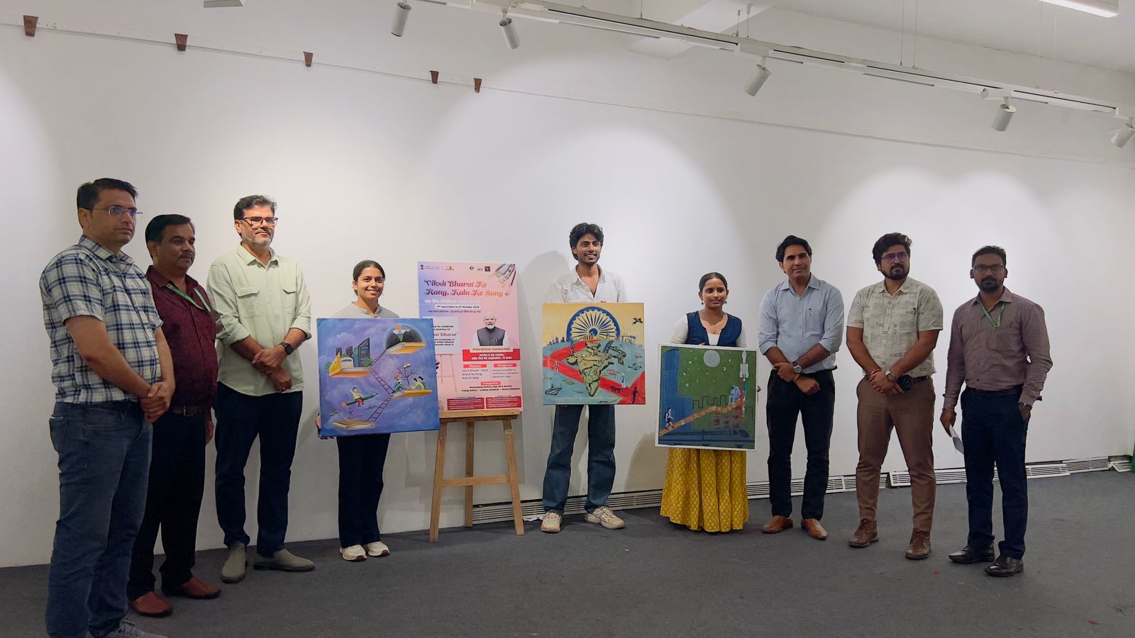 जवाहर कला केंद्र: सांस्कृतिक सृजन पखवाड़ा के अंतर्गत हुआ चित्रकला प्रतियोगिता का आयोजन