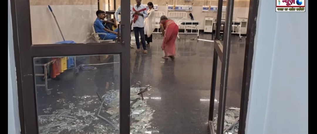 हंगामें के बाद ठप ओपीडी सेवा