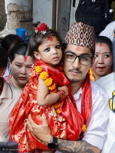 काठमांडू की नई जीवित देवी कुमारी आर्य तारा शाक्य काठमांडू की नई जीवित देवी कुमारी आर्य तारा शाक्य