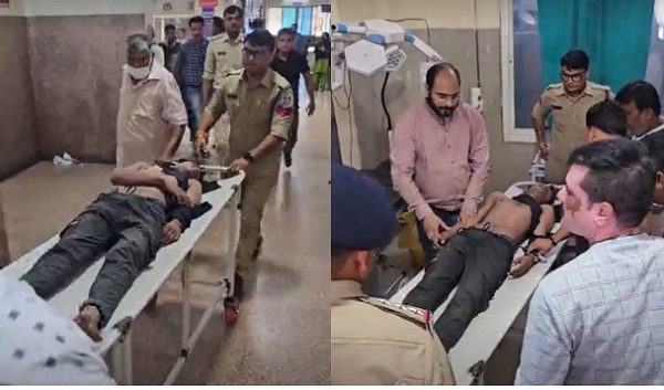 अपहरण के आरोपी को भीड़ ने पीटा, पुलिस ने बचाया, गंभीर हालत में किया इंदौर रेफर