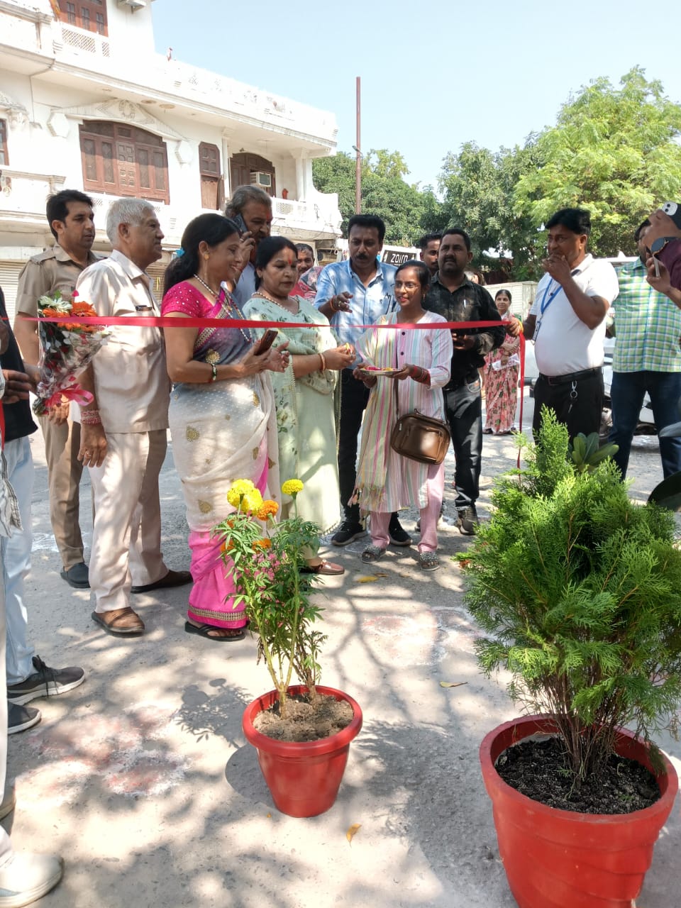 सेल्फी पॉइंट का शुभारंभ