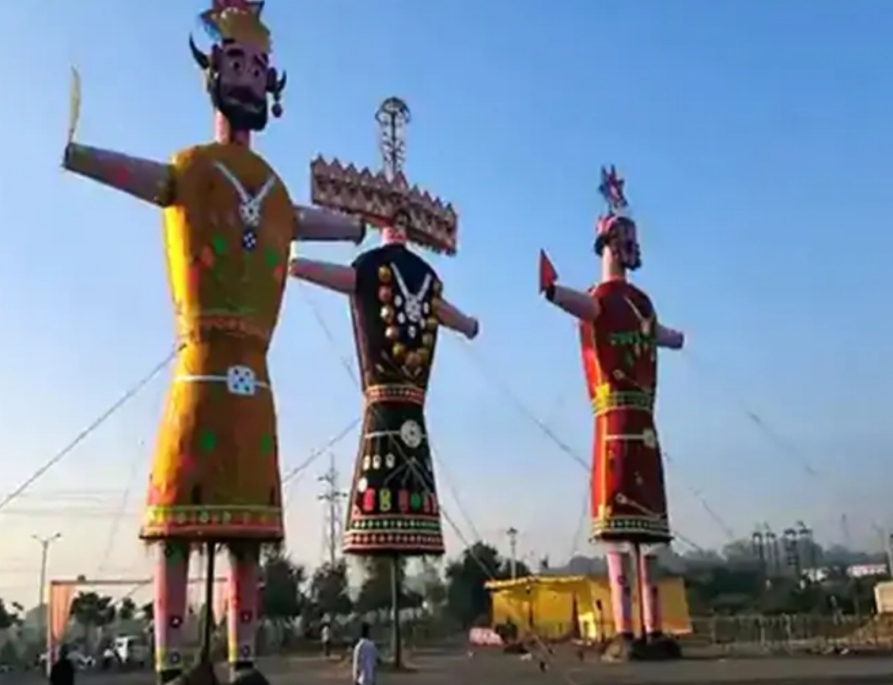 मोरहाबादी के पुतले की तस्वीर