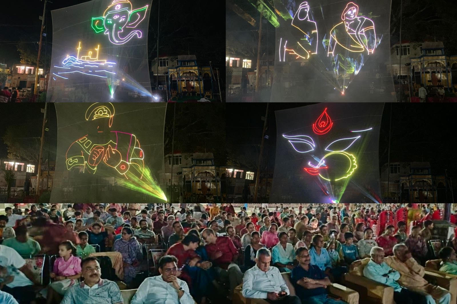 Basohli Festival – Laser visuals mesmerize audiences with glimpses of faith, celebration and patriotism