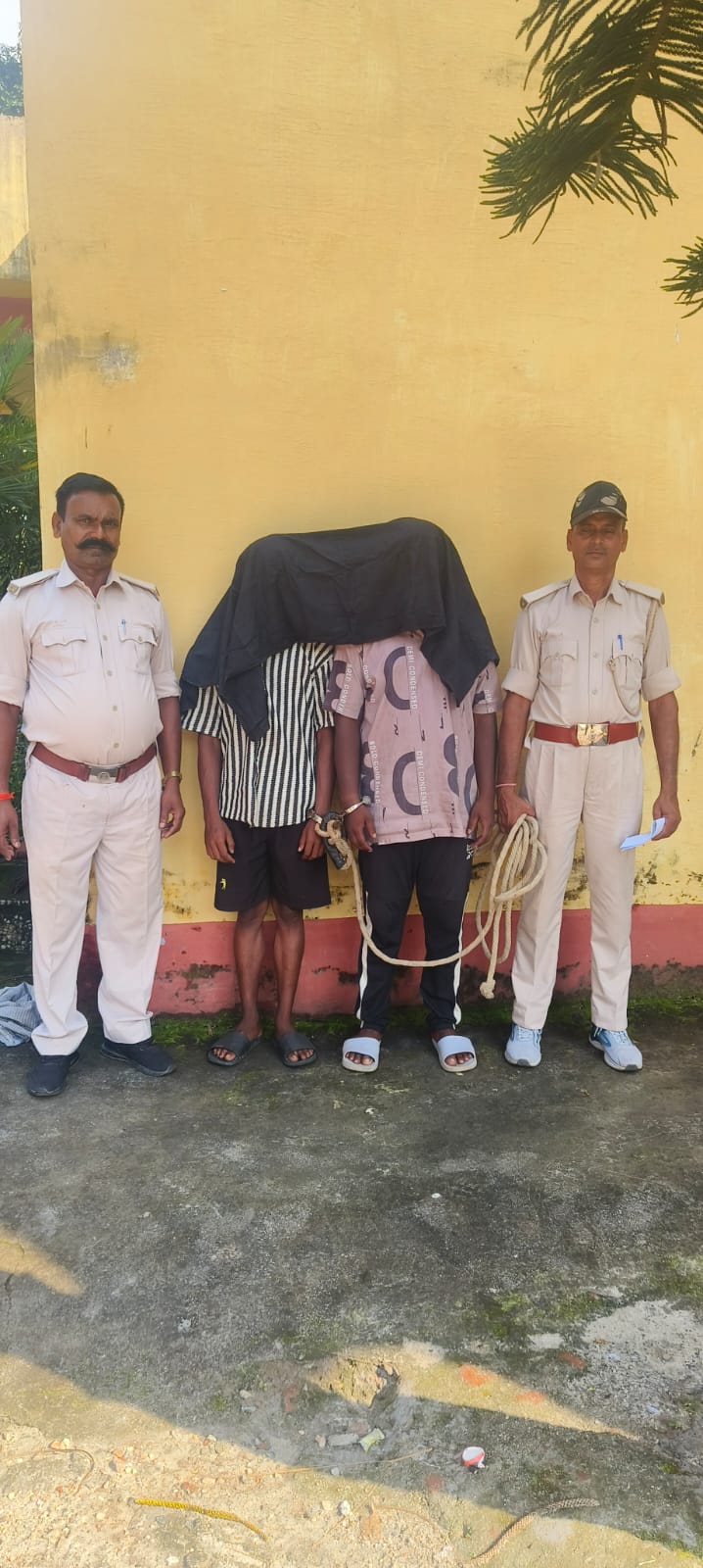 गिरफ्तार आरोपितों की तस्वीर