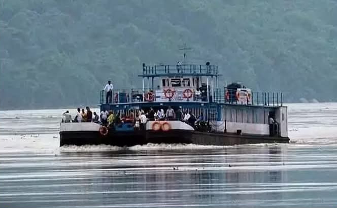 Image of the Ferry Mishap in Brahmaputra.