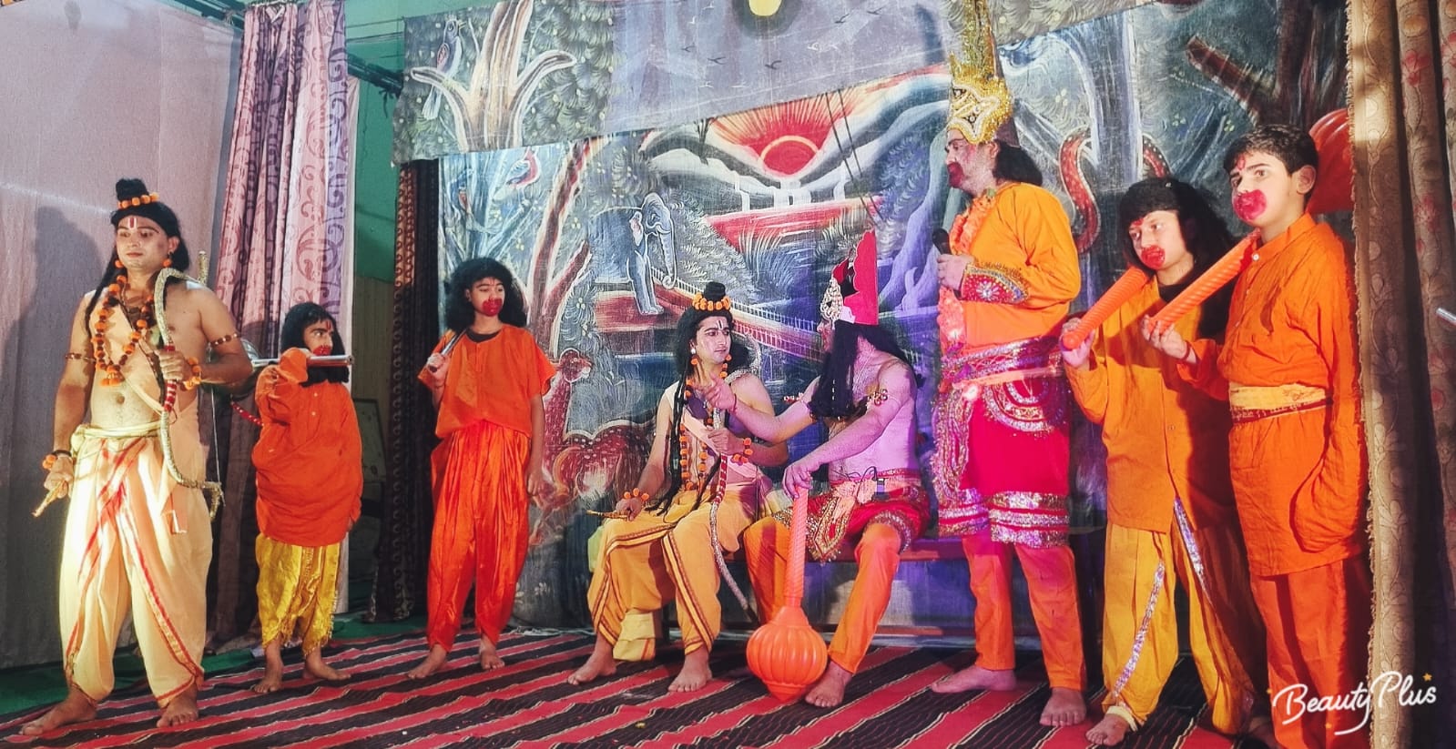 कोटली रामलीला उत्सव का दृश्य।
