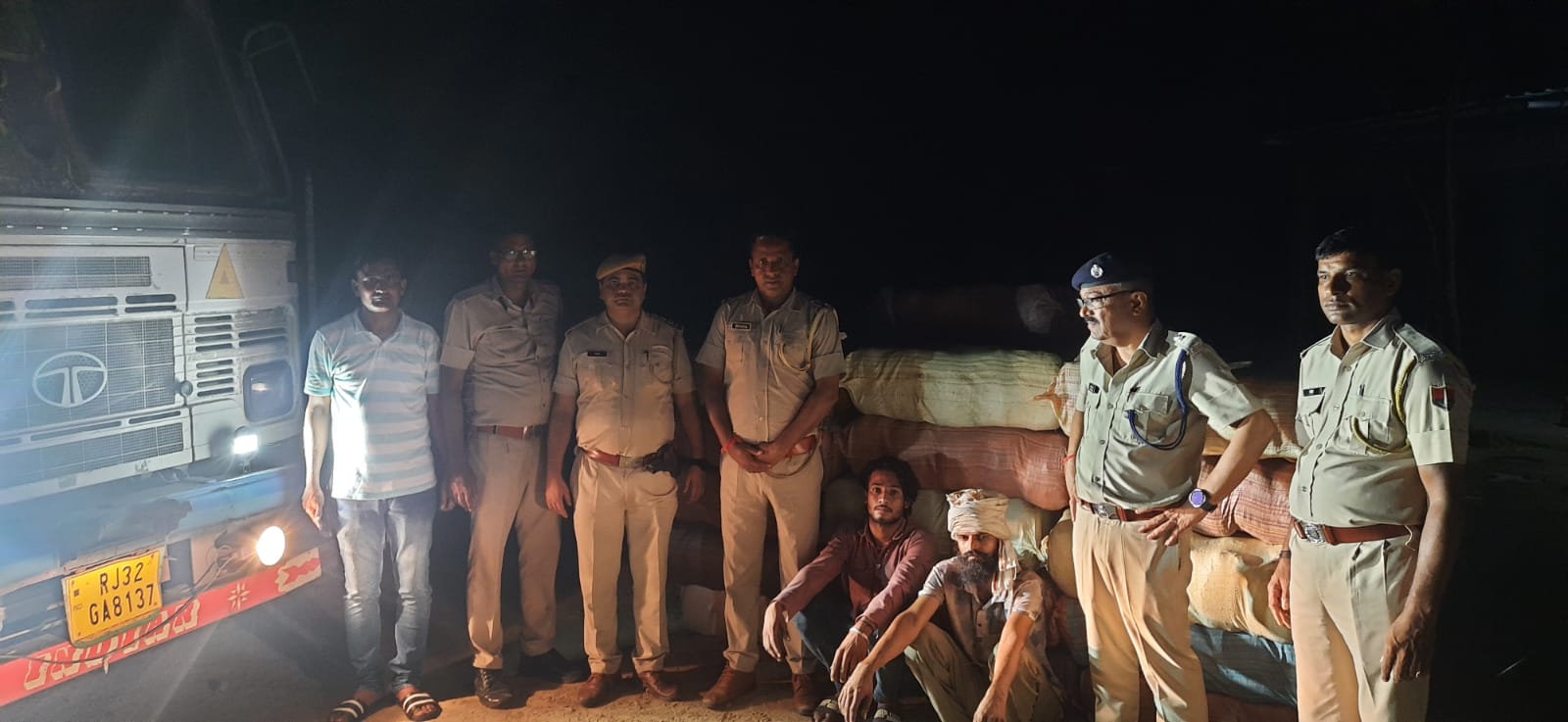 एजीटीएफ टीम ने किया 5 करोड़ का अवैध गांजा जब्त