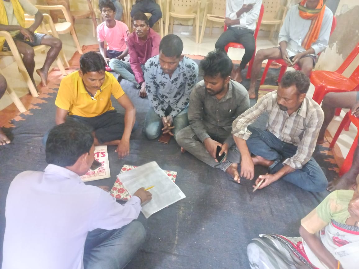 बेलकोना में युक्तधारा योजना अंतर्गत किया गया मनरेगा कार्यों का चयन