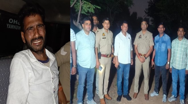 25 हजार का ईनामी बदमाश घायलावस्था एवं पुलिस व एसअेाजी टीम