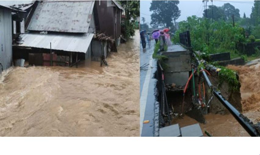 भारी बारिश से जलपाईगुड़ी जलमग्न