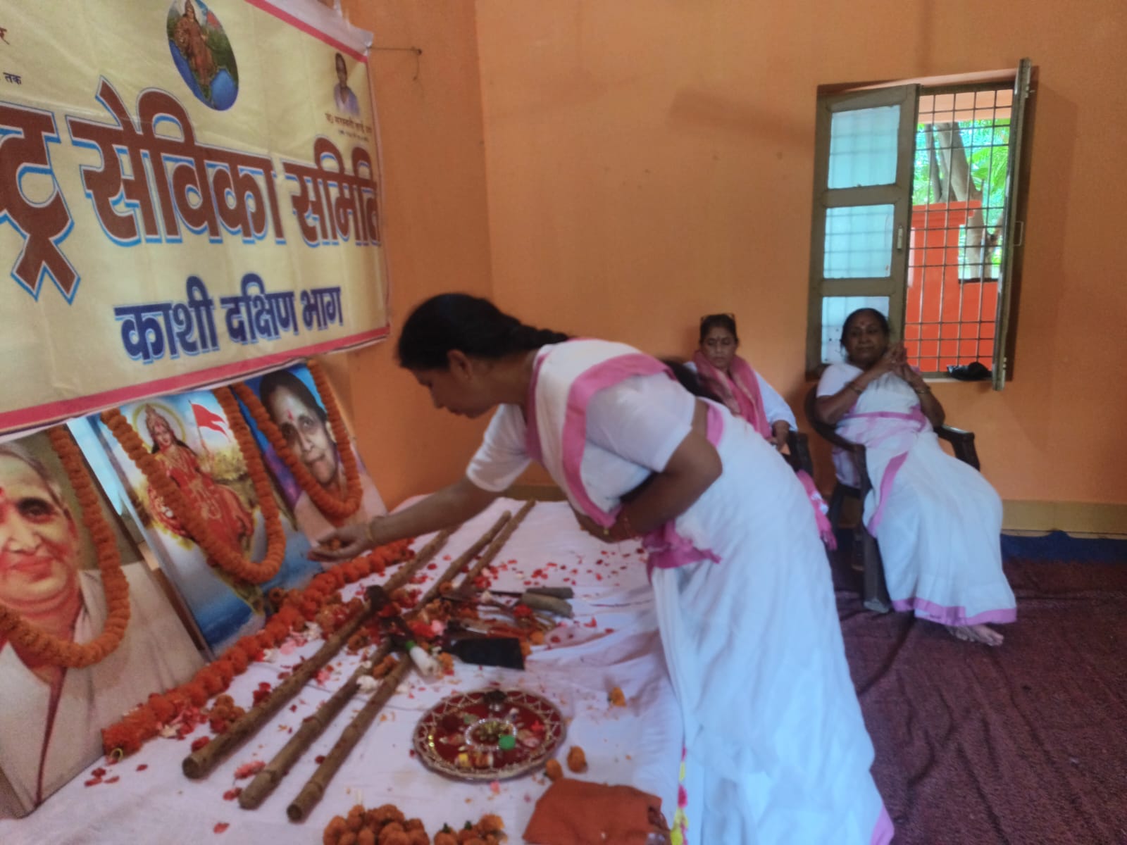 राष्ट्र सेविका समिति का शस्त्र पूजन