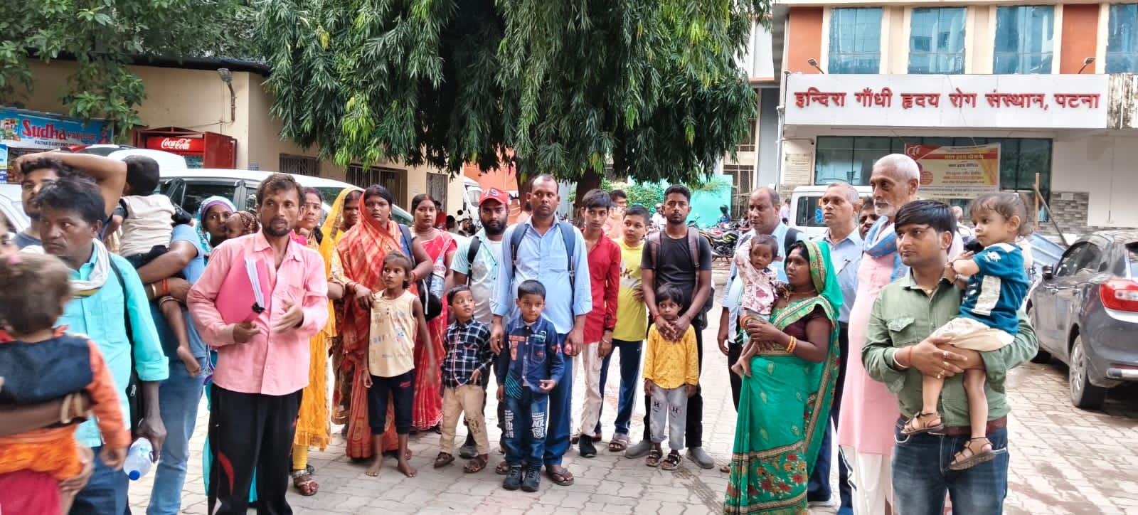 इंदिरा गाँधी ह्रदय रोग संस्थान में पश्चिम चंपारण के 24 बाल ह्रदय रोगियों की हुई स्क्रिनिंग