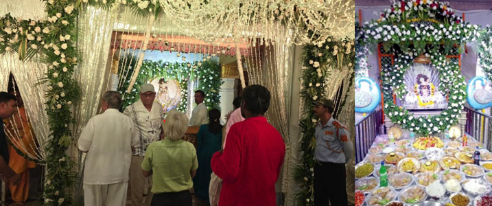 चन्द्रलोक में विराजमान ठाकुरजी