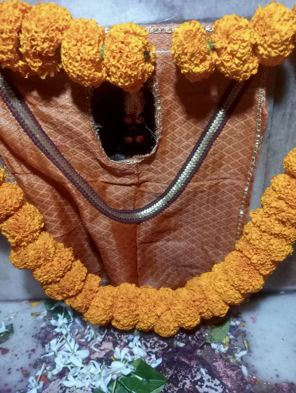 गड़बड़ा धाम स्थित मां शीतला की झांकी।