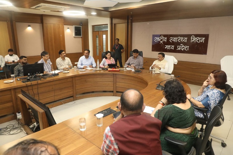 राष्ट्रीय स्वास्थ्य मिशन, राज्य कार्यालय में सोमवार को आहूत बैठक