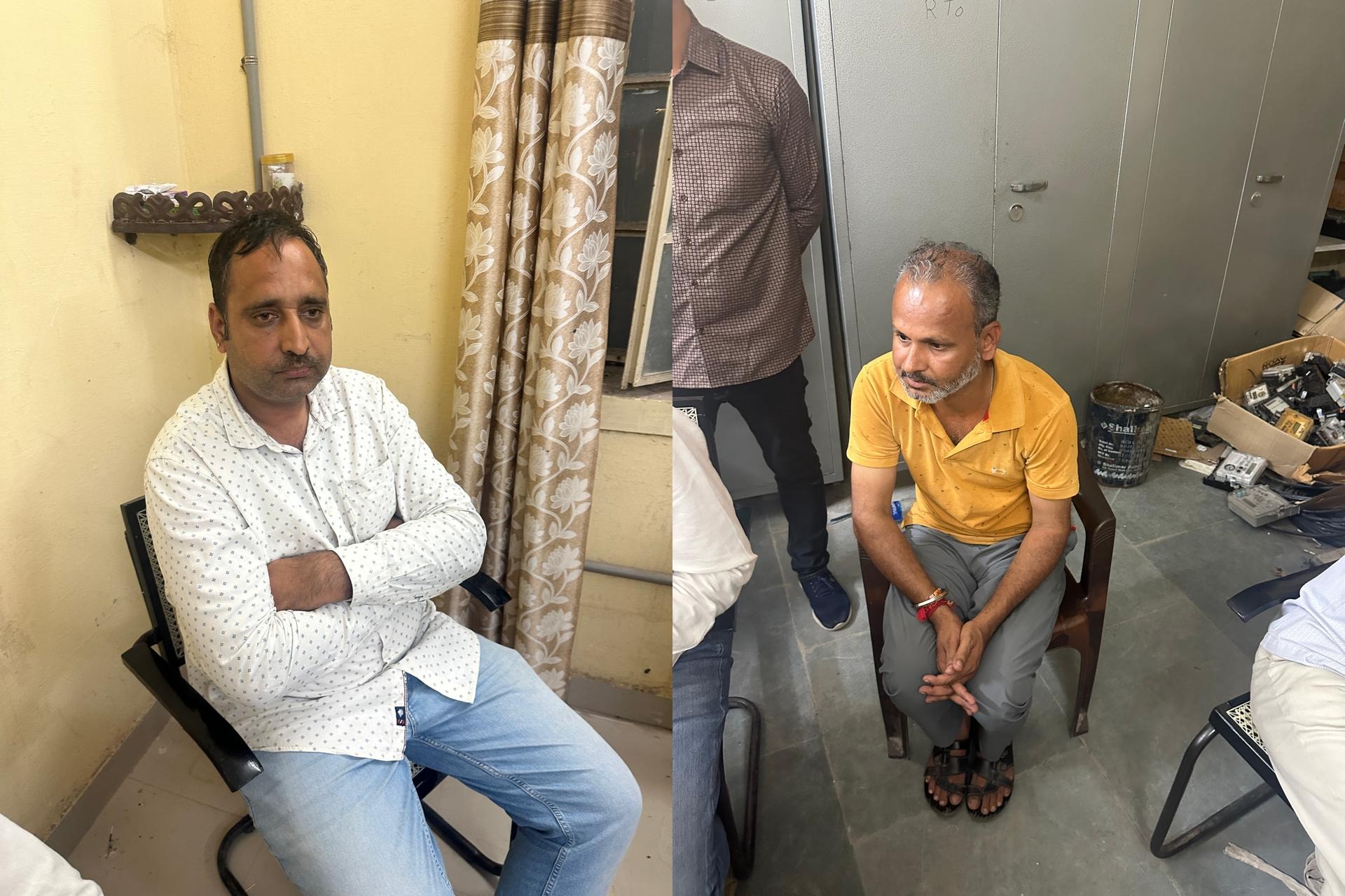 जोधपुर डिस्कॉम का वाणिज्यिक सहायक व प्राइवेट व्यक्ति साढे तीन हजार रुपये की रिश्वत लेते गिरफ्तार