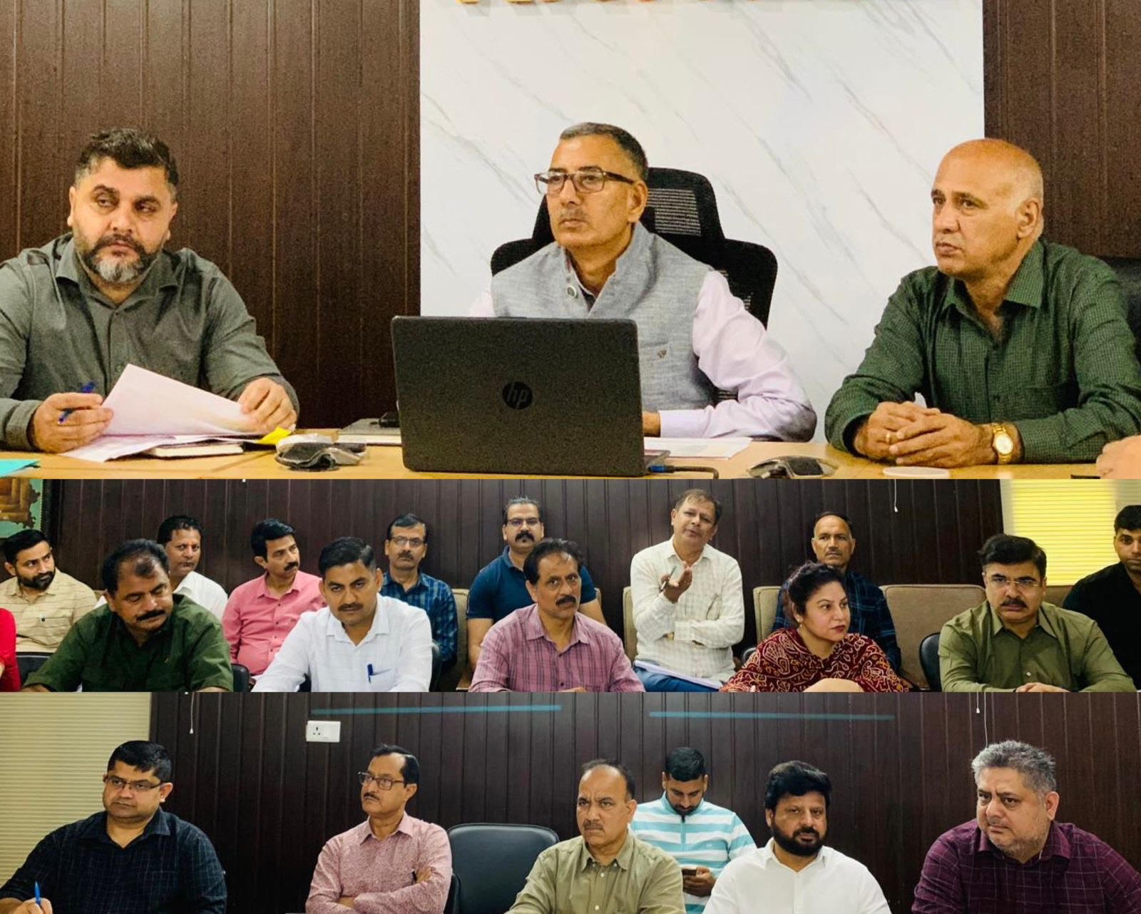 A review meeting was held on the progress of the District Capital Expenditure Budget 2025-26.