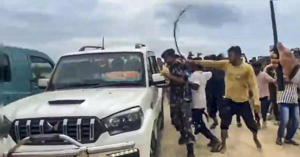 अटैक हुआ बीजेपी नेता पर