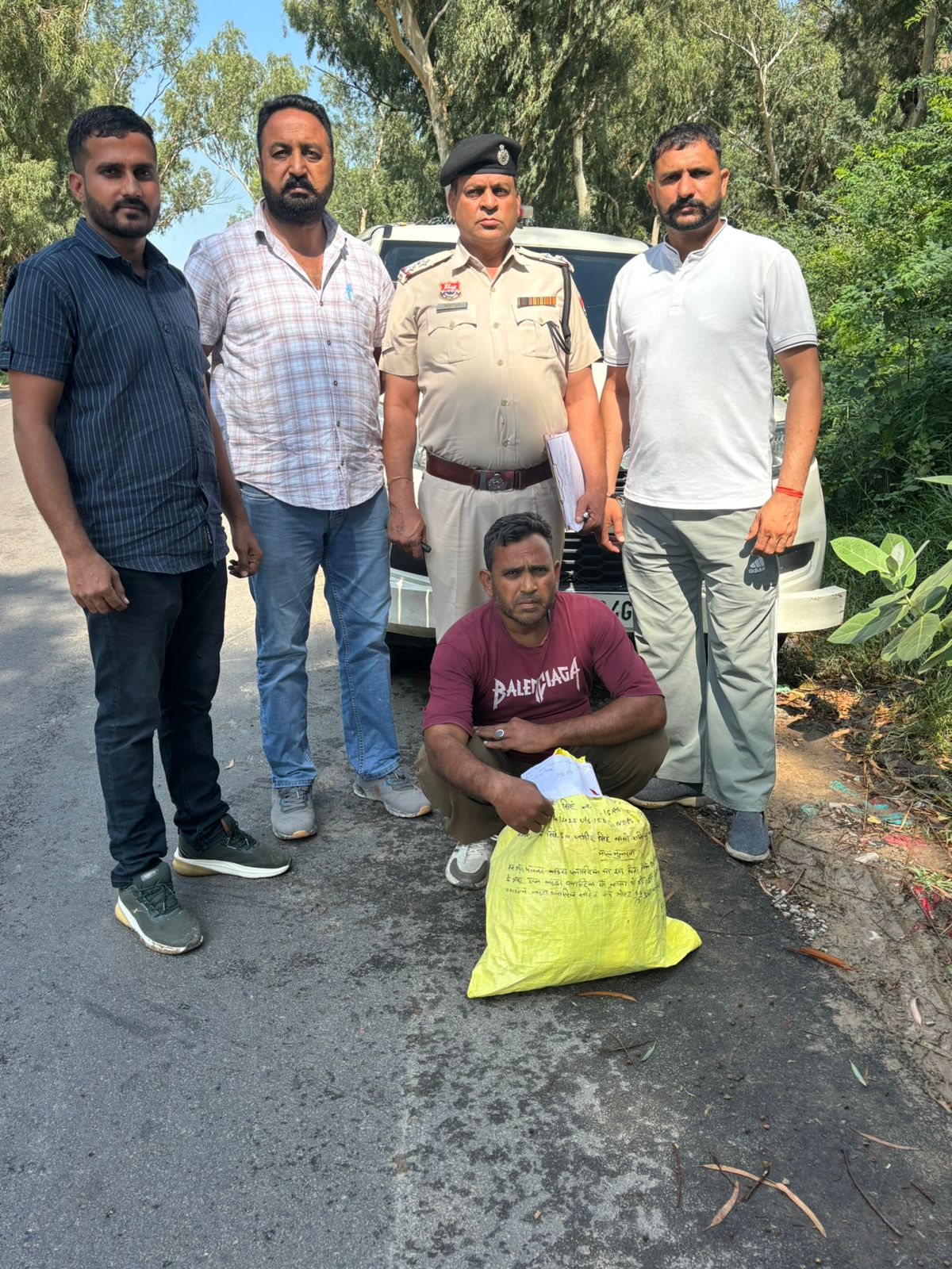 पकड़ा गया चूरापोस्त तस्कर।