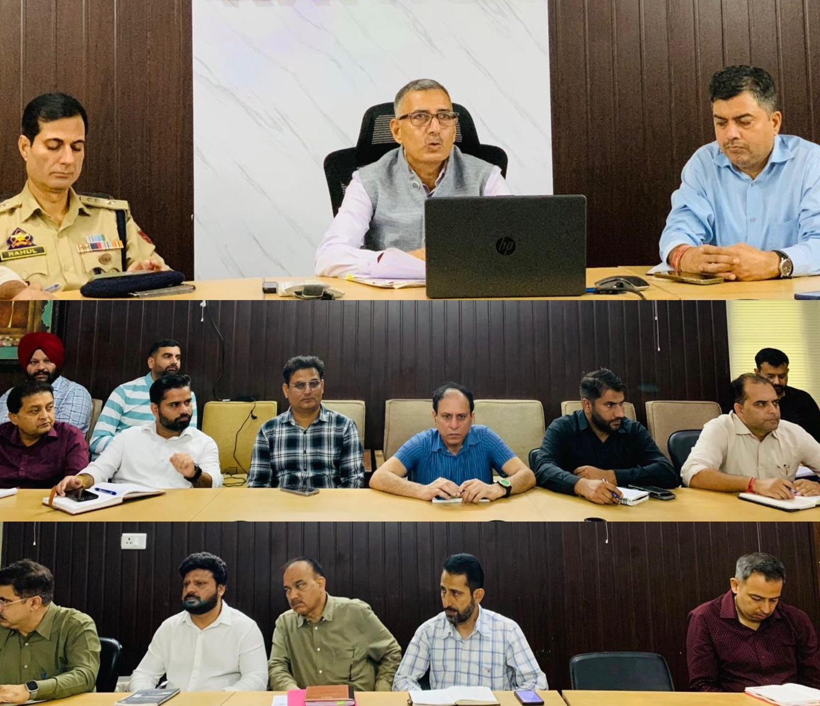 DC Kathua held a review meeting on Diwali preparations and directed to strictly enforce safety, cleanliness and quality.