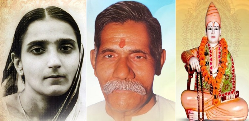 दुर्गा भाभी, माणिकचंद्र वाजपेयी और संत गुरु टेकचंद (फाइल फोटो)
