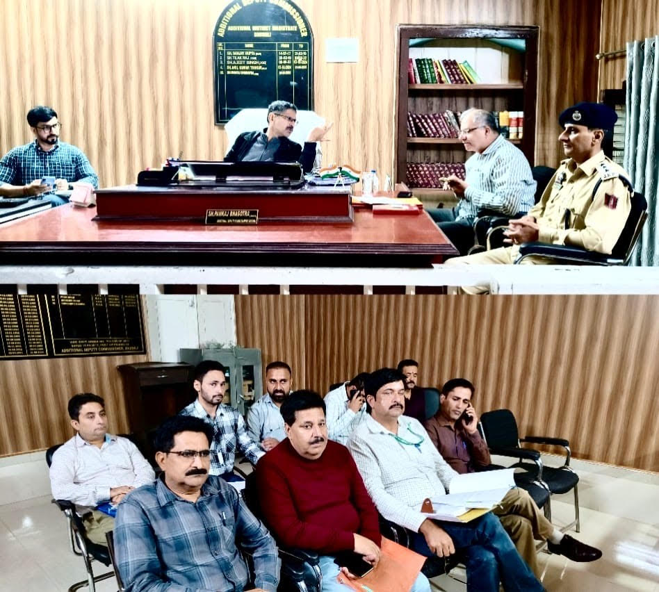 ADC enquires about the progress of various departments till September 2025