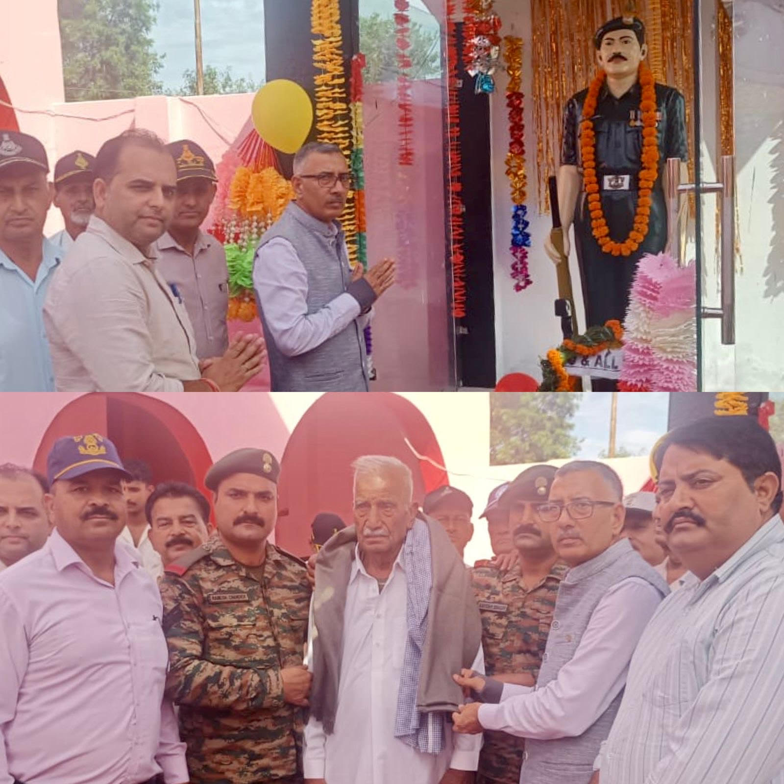 Paid floral tribute to Army Medal Martyr Sardar Surinder Kumar on his 25th Martyrdom Day