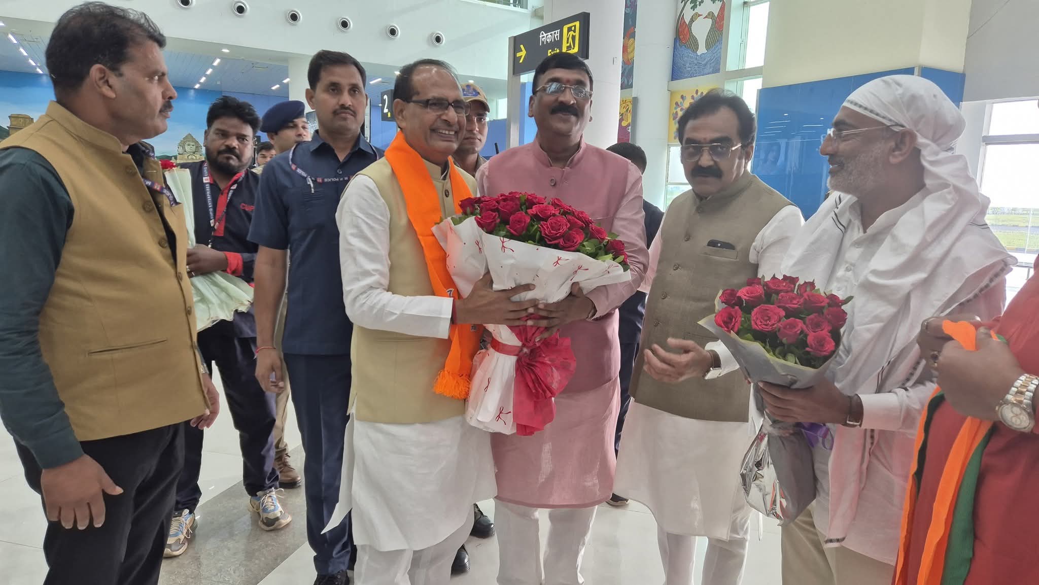 केंद्रीय कृषि मंत्री  शिवराज सिंह चौहान का हुआ जबलपुर अल्प प्रवास