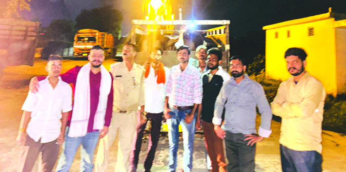 पकड़ा गया वाहन