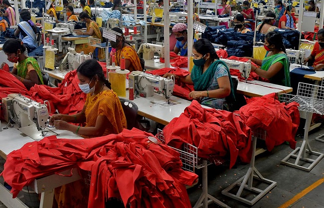 वस्त्र उद्योग के लोगो का प्रतीकात्मक चित्र वस्त्र उद्योग के लोगो का प्रतीकात्मक चित्र