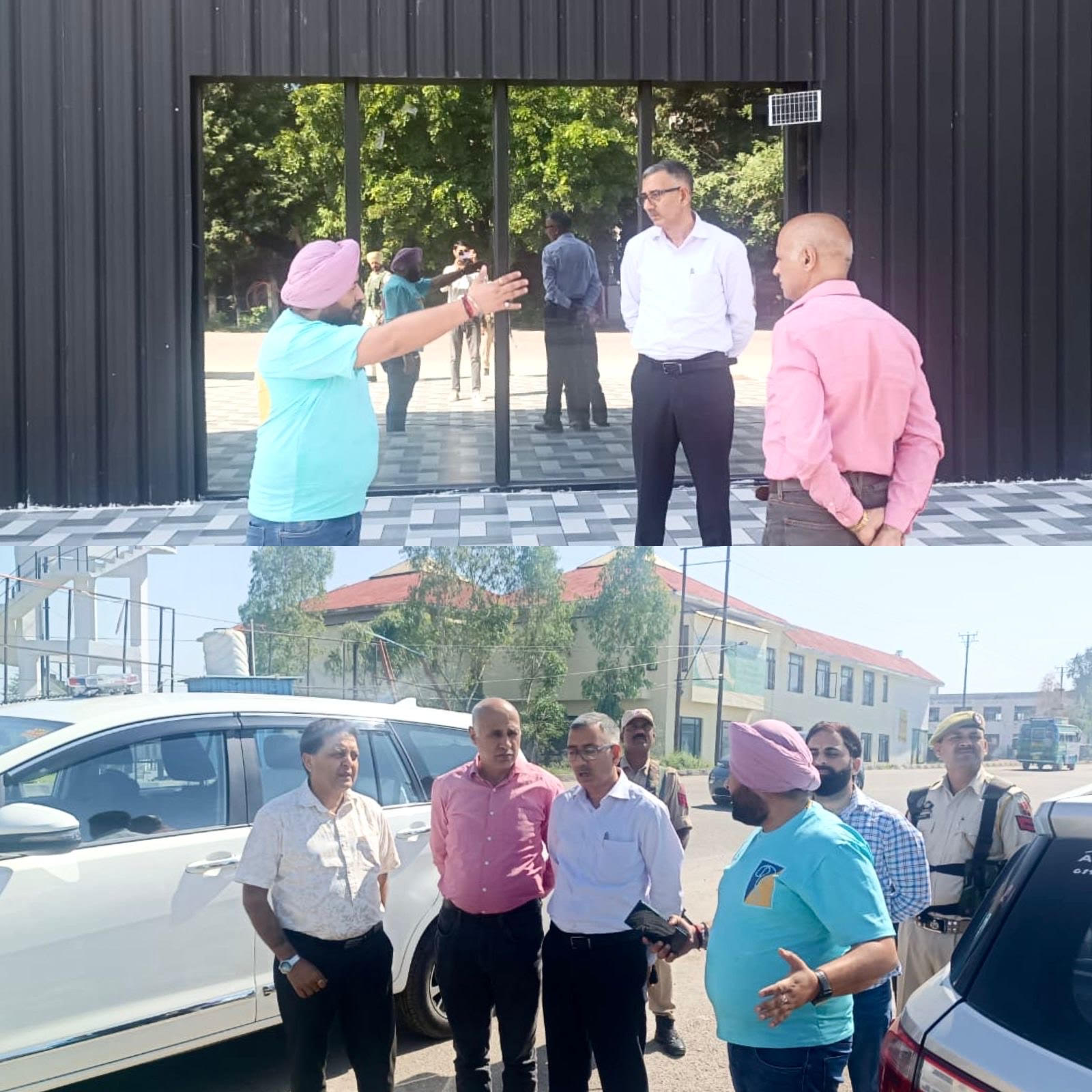 DC Kathua inspects ongoing renovation works and multi-sport indoor stadium at Lakhanpur DC Kathua inspects ongoing renovation works and multi-sport indoor stadium at Lakhanpur