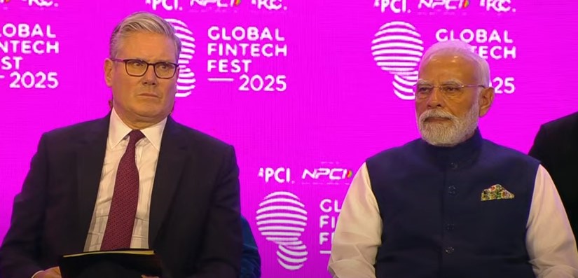 ब्रिटेन के प्रधानमंत्री कीर स्टार्मर और प्रधानमंत्री नरेन्द्र मोदी ब्रिटेन के प्रधानमंत्री कीर स्टार्मर और प्रधानमंत्री नरेन्द्र मोदी