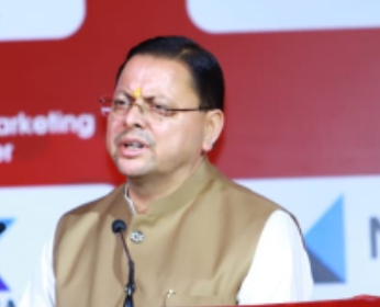 मुख्यमंत्री पुष्कर सिंह धामी कार्यक्रम को संबोधित करते। मुख्यमंत्री पुष्कर सिंह धामी कार्यक्रम को संबोधित करते।