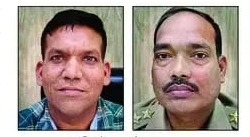 मुरादाबाद आरटीओ आफिस में संभागीय निरीक्षक (प्राविधिक) हरिओम व संभागीय निरीक्षक (प्राविधिक) पवन सोनकर