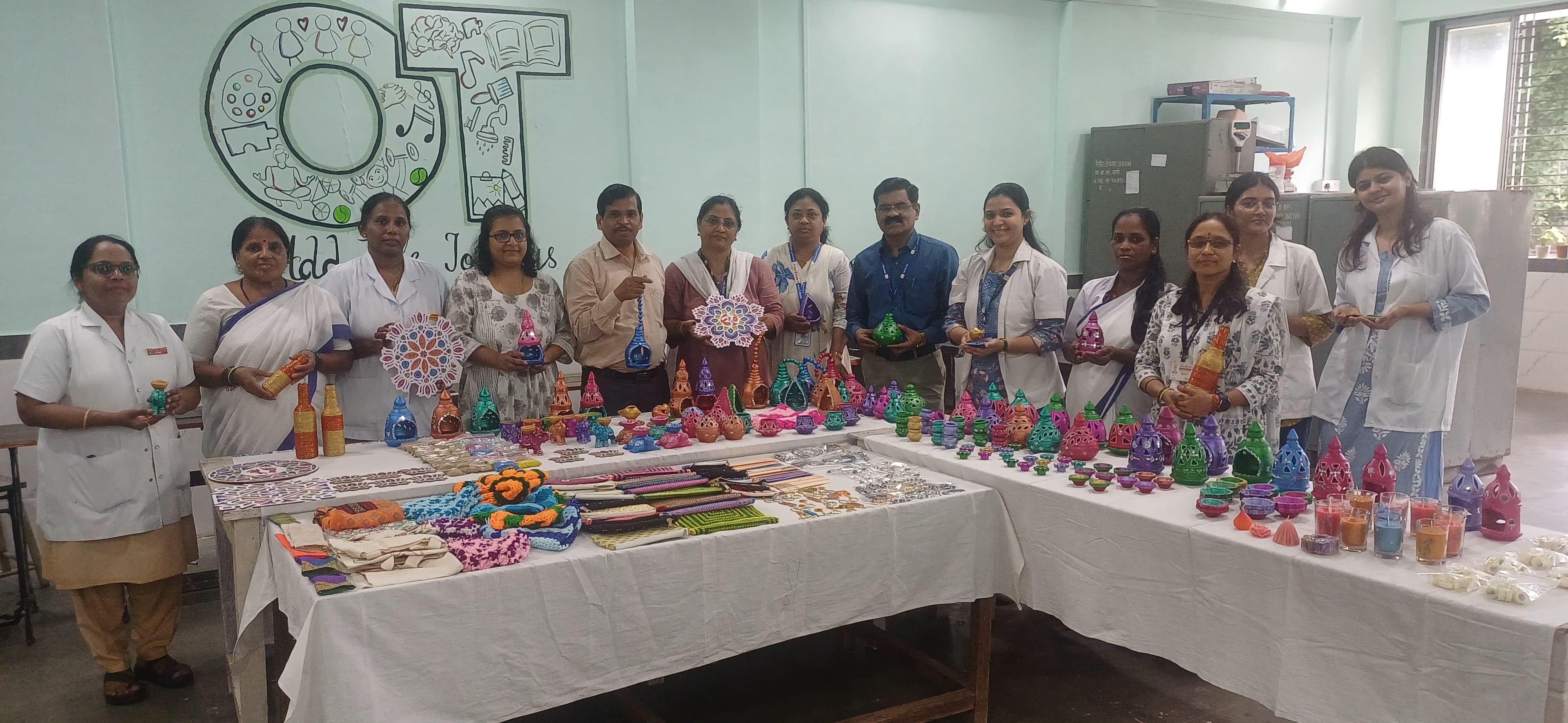 Diwali mind of mental patients lamps hope