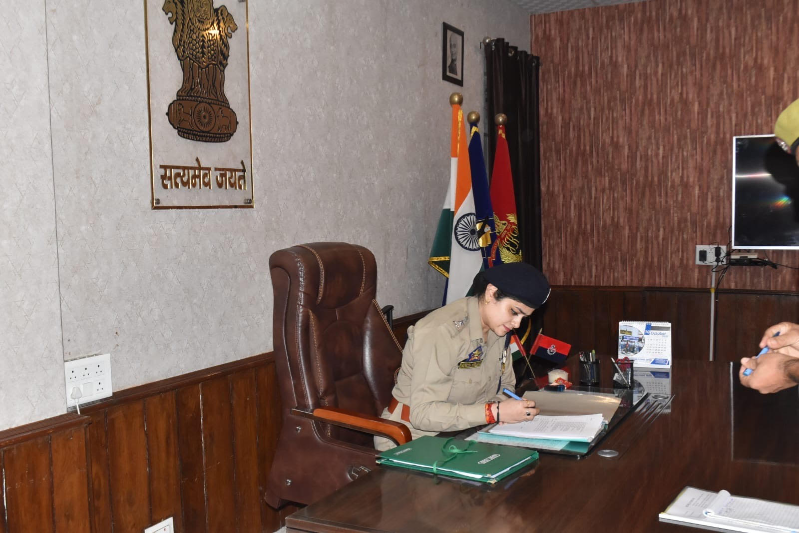 IPS Mohita Sharma takes charge as Senior Superintendent of Police Kathua IPS Mohita Sharma takes charge as Senior Superintendent of Police Kathua