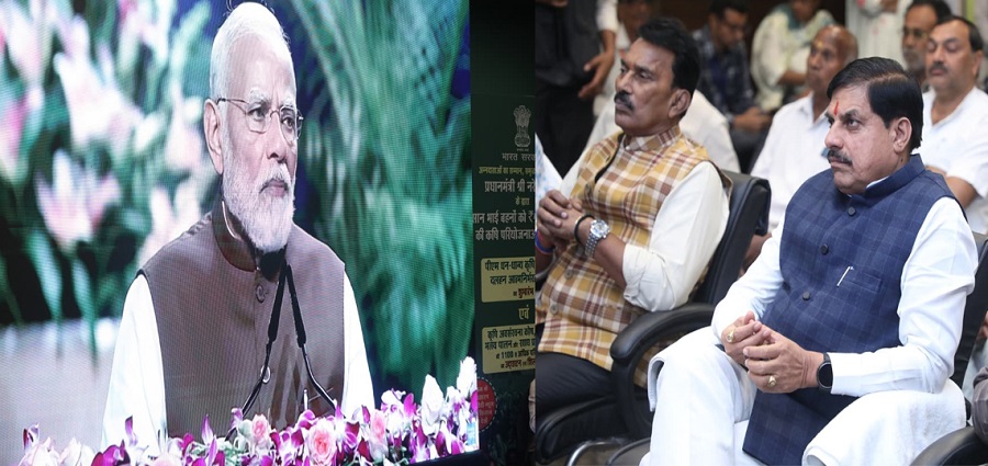 'अन्नदाताओं का सम्मान, समृद्ध राष्ट्र का निर्माण कार्यक्रम में वर्चुअली शामिल हुए मुख्यमंत्री 'अन्नदाताओं का सम्मान, समृद्ध राष्ट्र का निर्माण कार्यक्रम में वर्चुअली शामिल हुए मुख्यमंत्री