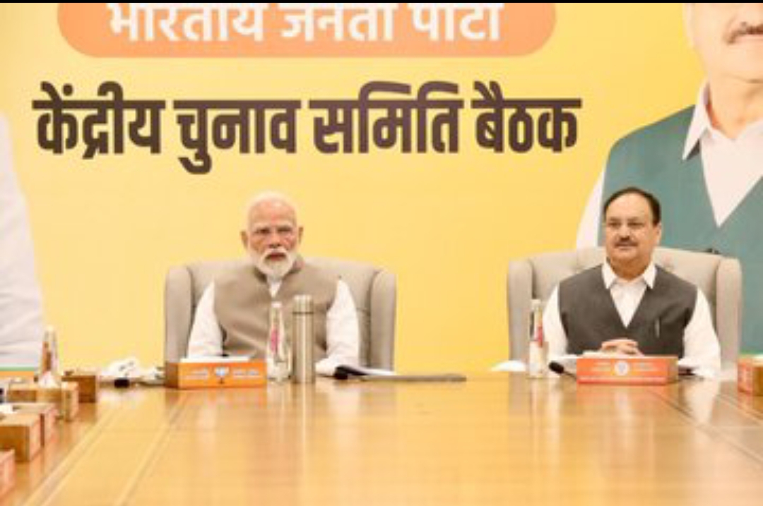 भाजपा केंद्रीय चुनाव समिति की बैठक में प्रधानमंत्री नरेंद्र मोदी, जेपी नड्डा भाजपा केंद्रीय चुनाव समिति की बैठक में प्रधानमंत्री नरेंद्र मोदी, जेपी नड्डा