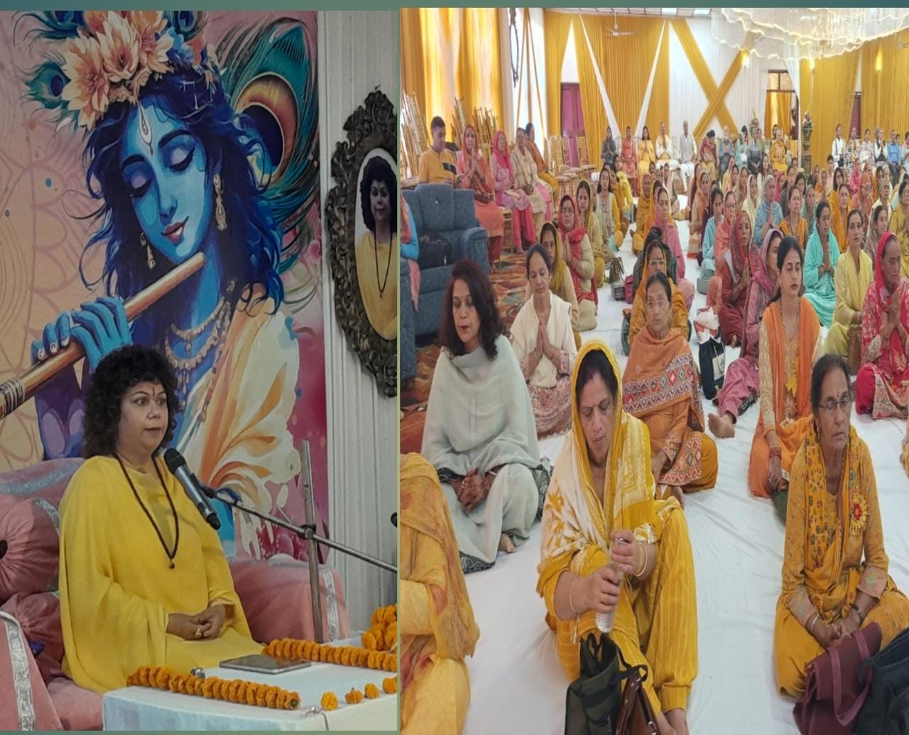 डा. आर्चिका दीदी गीता ज्ञान योग शिविर के दौरान। डा. आर्चिका दीदी गीता ज्ञान योग शिविर के दौरान।