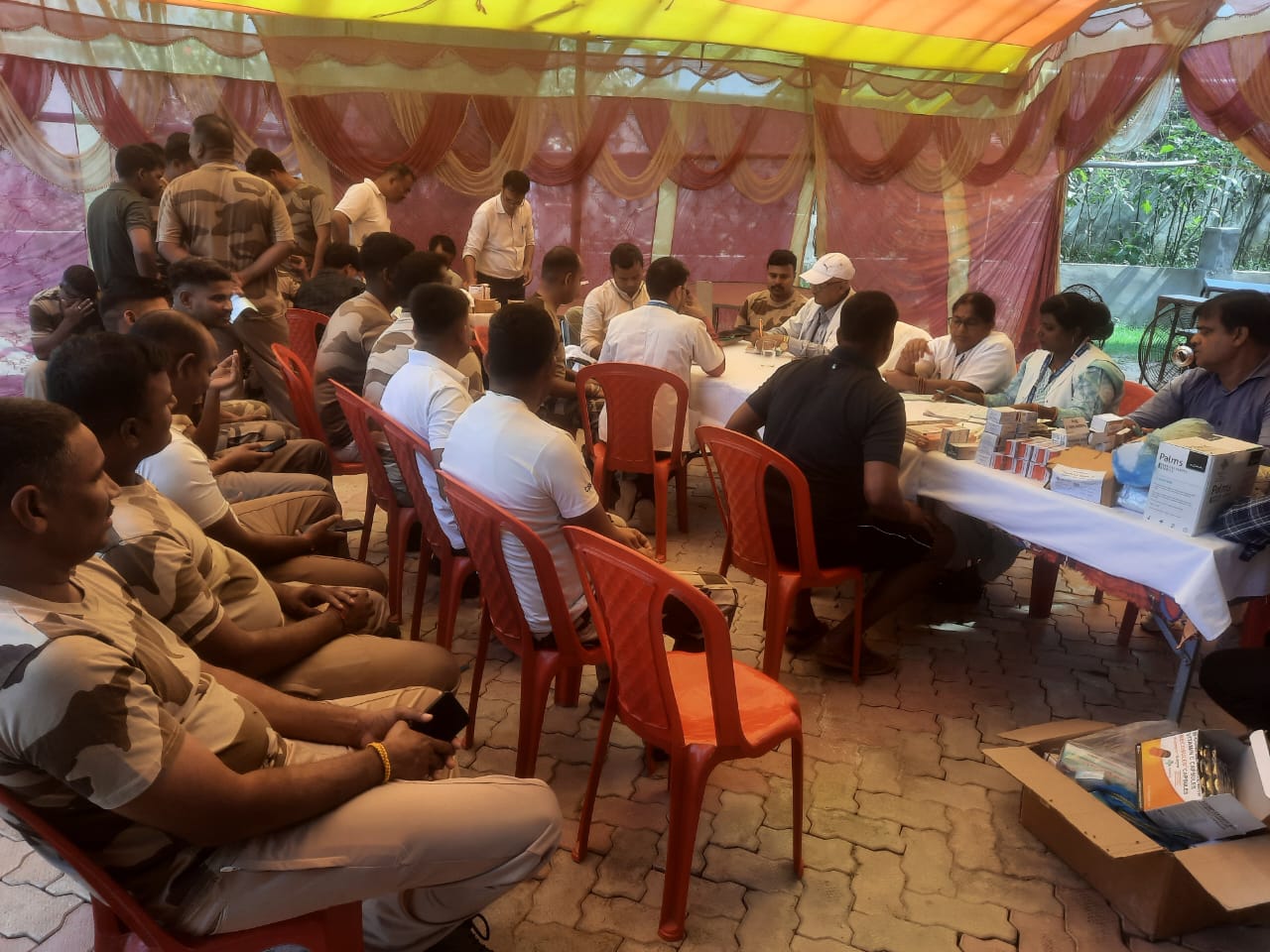 अलीनगर (दरभंगा): स्वास्थ्य शिविर सीआईएसएफ। अलीनगर (दरभंगा): स्वास्थ्य शिविर सीआईएसएफ।