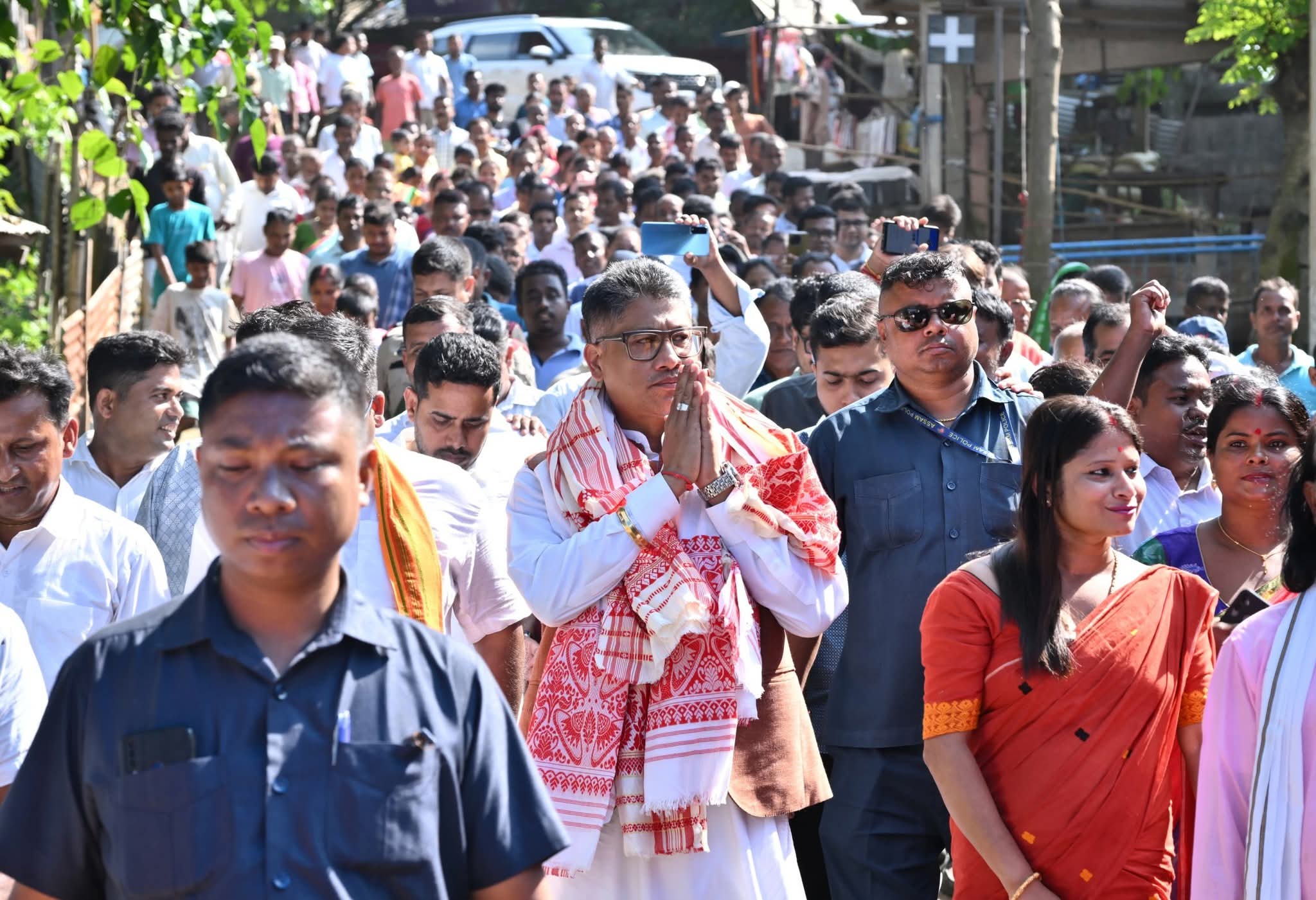 The image shared by Minister Pijush Hazarika. The image shared by Minister Pijush Hazarika.