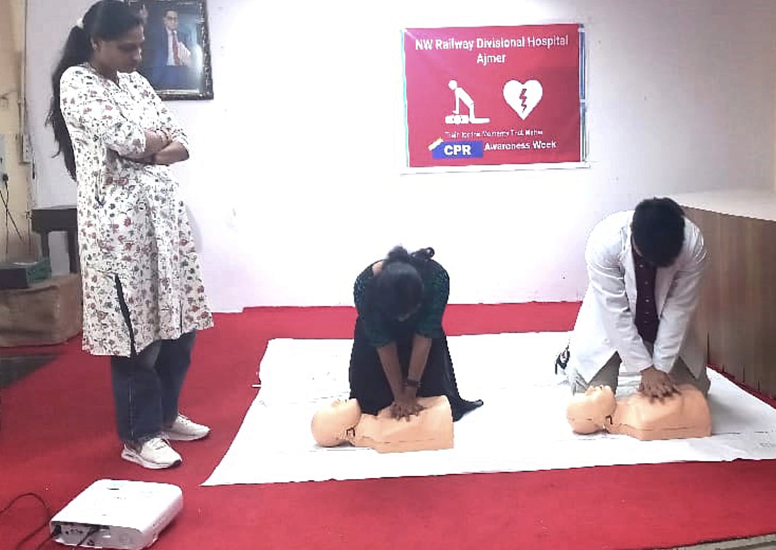 रेलवे अस्पताल में सीपीआर प्रशिक्षण, 70 व्यक्तियों ने लिया हिस्सा रेलवे अस्पताल में सीपीआर प्रशिक्षण, 70 व्यक्तियों ने लिया हिस्सा